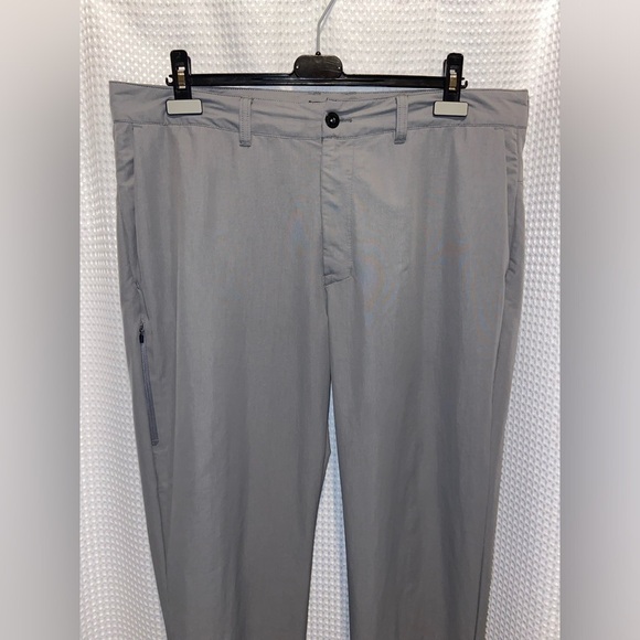 2/60$ Men’s THE NORTH FACE gray regular fit stretchy straight legs pants Sz 38 - Picture 2 of 11